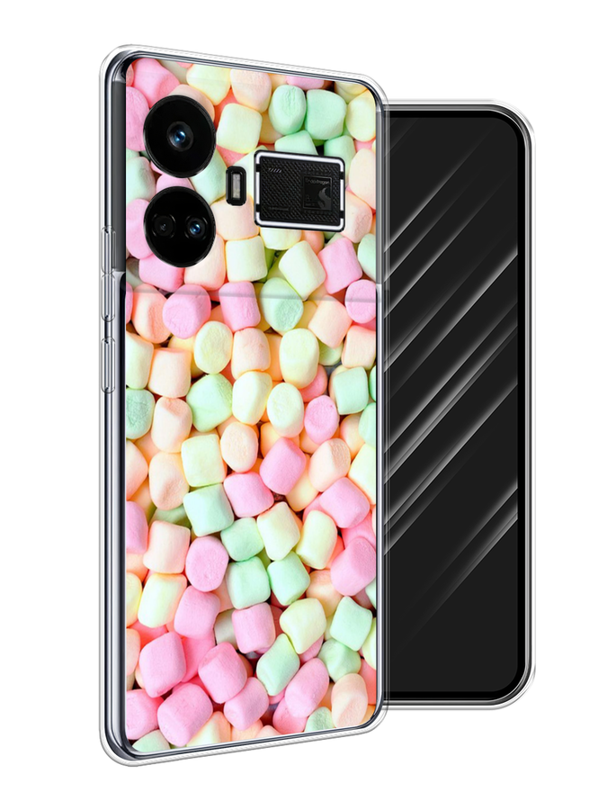 

Чехол Awog на Realme GT5 "Marshmallows", Зеленый;желтый;розовый, 2515050-1