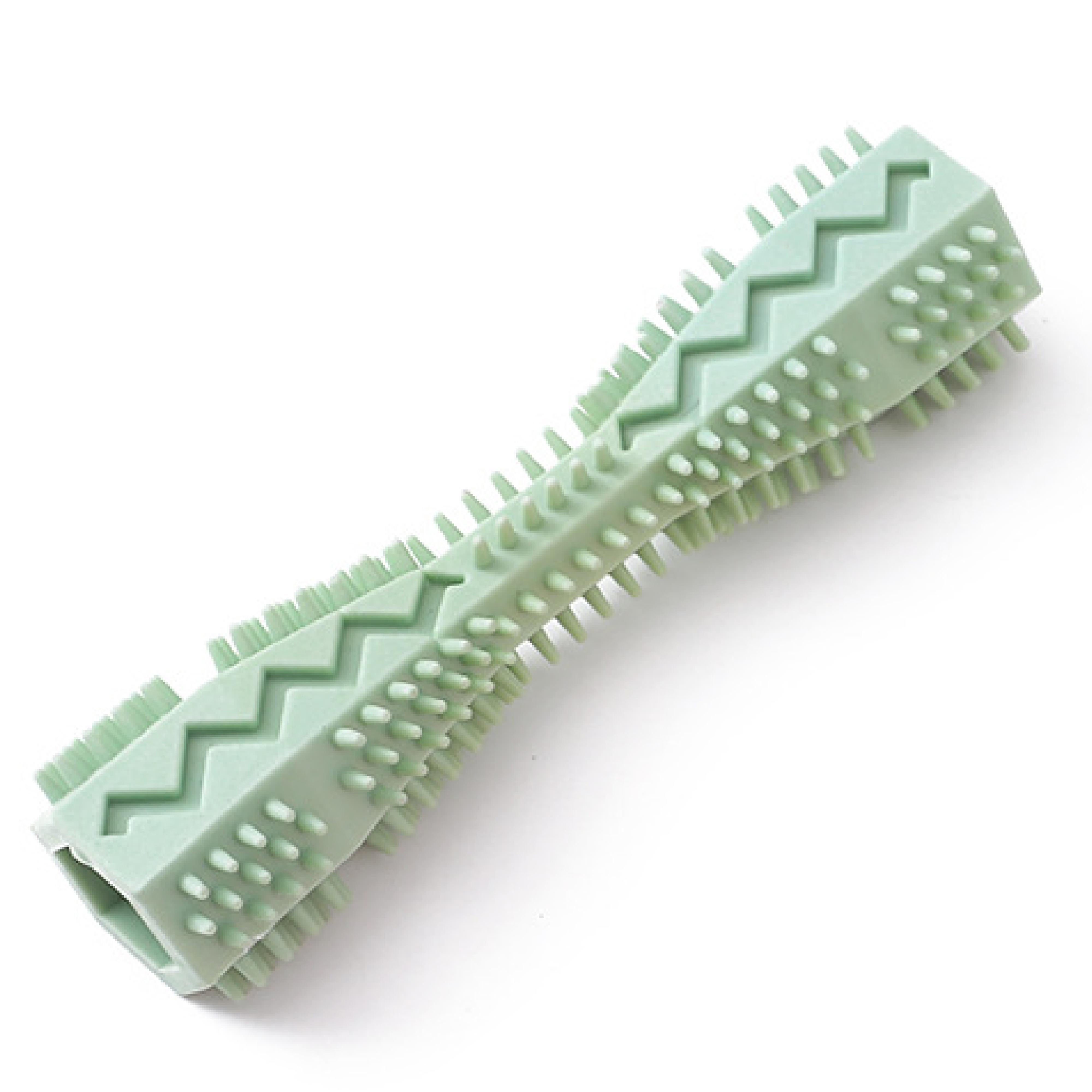 Щётка зубная для собак Mascube, шестиугольная,  SM032-010, зелёная