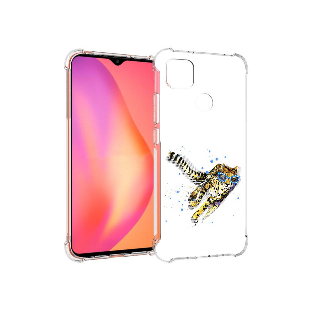 

Чехол MyPads Tocco для Xiaomi Redmi 9C гепард в очках (PT152115.265.287), Прозрачный, Tocco