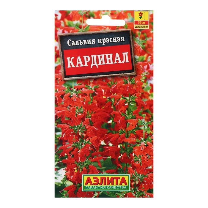 

Семена цветов Сальвия "Кардинал", О, 0,1 г
