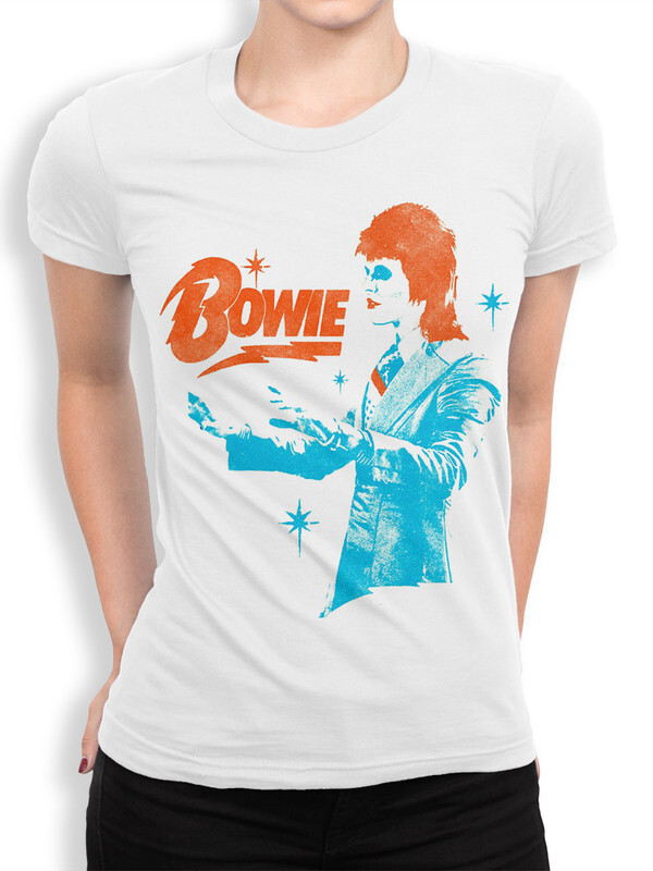 

Футболка женская Dream Shirts Дэвид Боуи - David Bowie белая 3XL, "Дэвид Боуи - David Bowie"