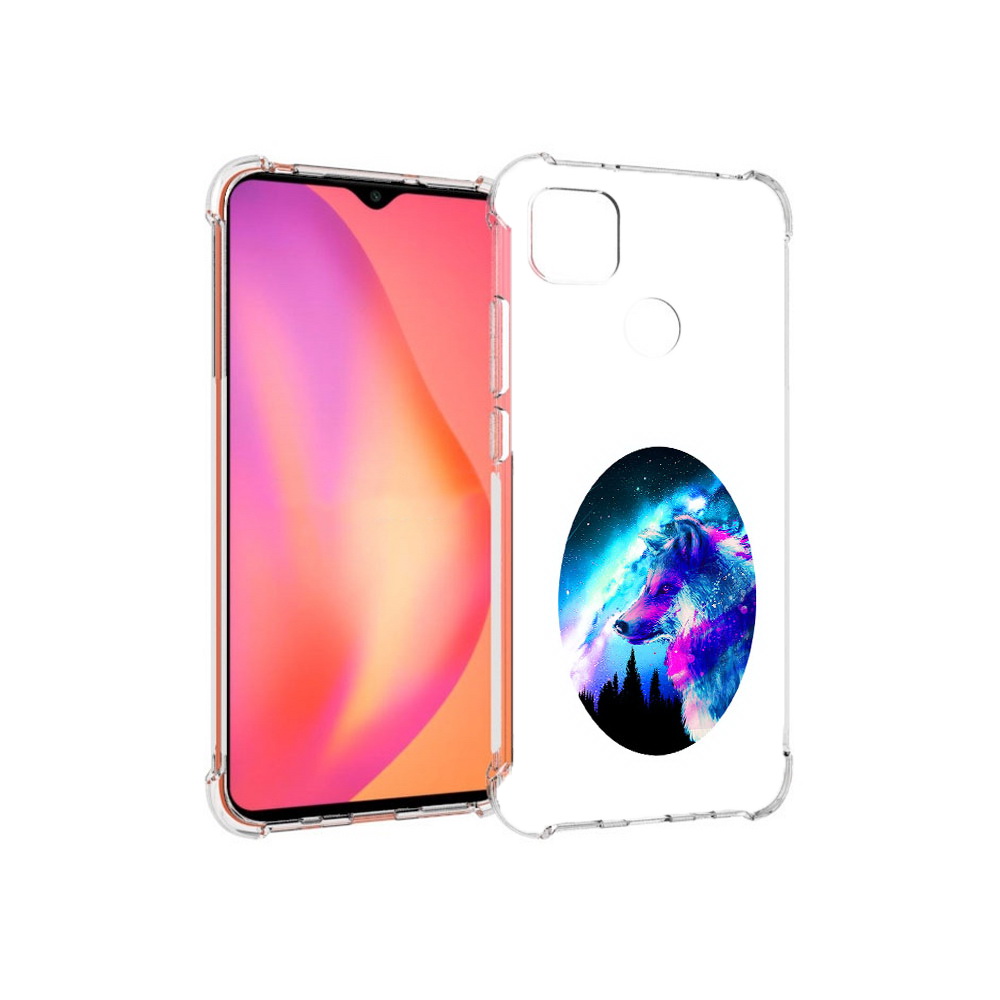 

Чехол MyPads Tocco для Xiaomi Redmi 9C голубой волк (PT152115.265.293), Прозрачный, Tocco