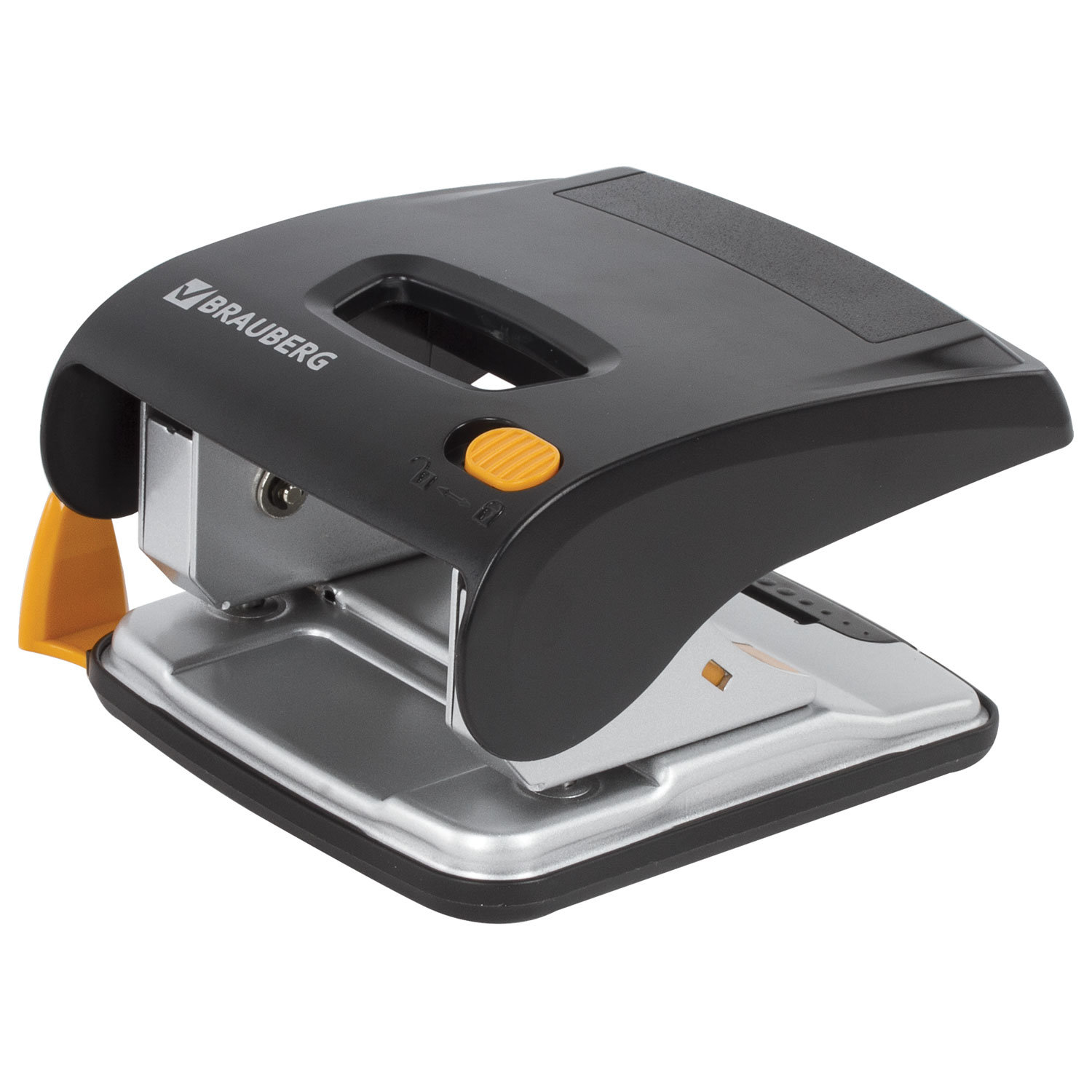 

Дырокол канцелярский Brauberg Easy Press, Энергосберегающий до 30 листов,Без Усилий,224343, Черный