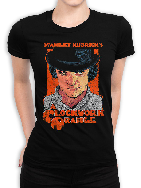 

Футболка женская Dream Shirts Заводной Апельсин черная M, Черный, Заводной Апельсин