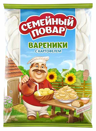 

Вареники Семейный повар С картофелем 800 г