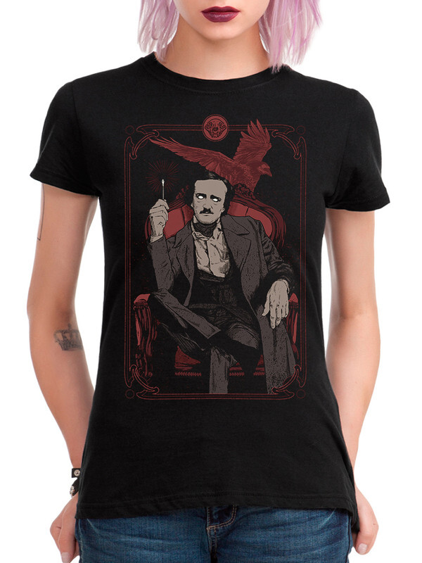 

Футболка женская Dream Shirts Писатель Эдгар Аллан По черная 3XL, Писатель Эдгар Аллан По