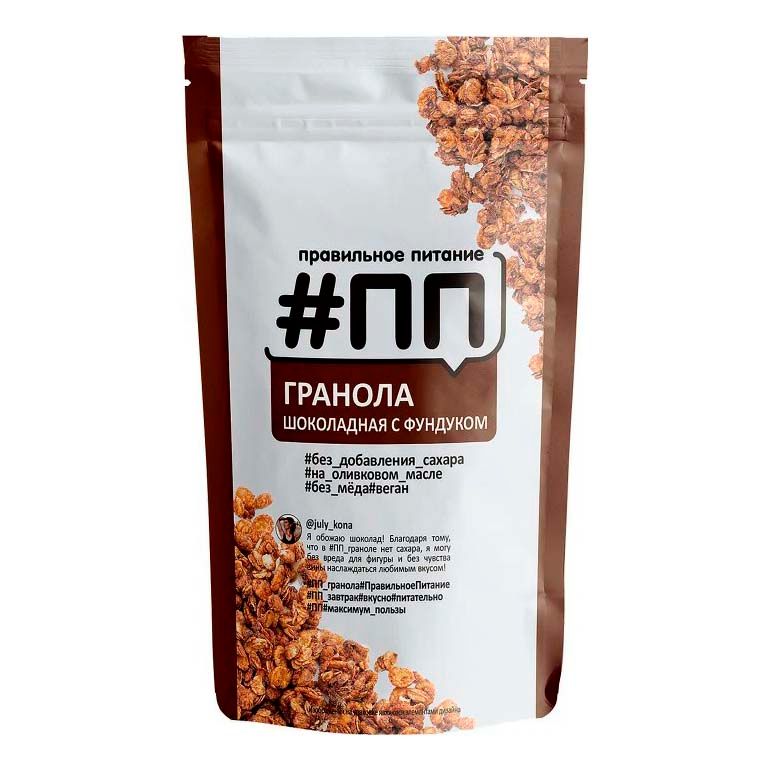 

Гранола #ПП шоколад-фундук 350 г