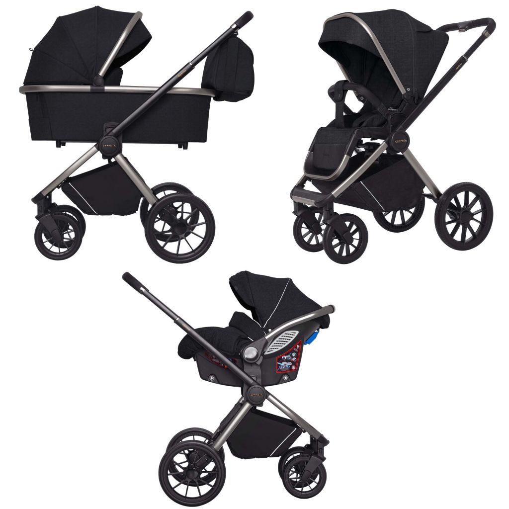 

Коляска 3 в 1 Carrello Optima 2022 Pitch Black CRL-6504/1, Optima