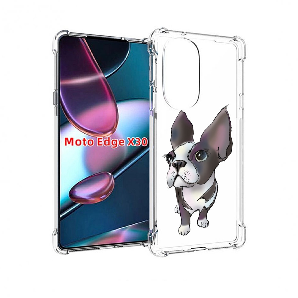 

Чехол MyPads Бульдожка для Motorola Moto Edge X30, Прозрачный, Tocco