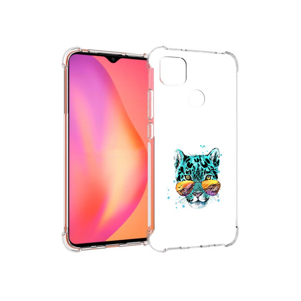 

Чехол MyPads Tocco для Xiaomi Redmi 9C голубой лео (PT152115.265.294), Прозрачный, Tocco