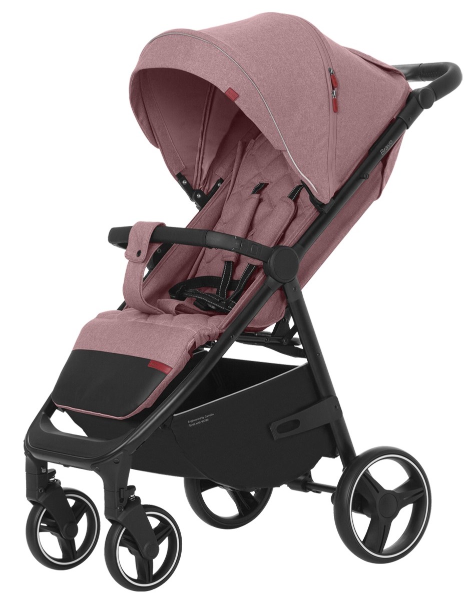 фото Коляска прогулочная carrello bravo 2022 charm pink red logo crl-8512