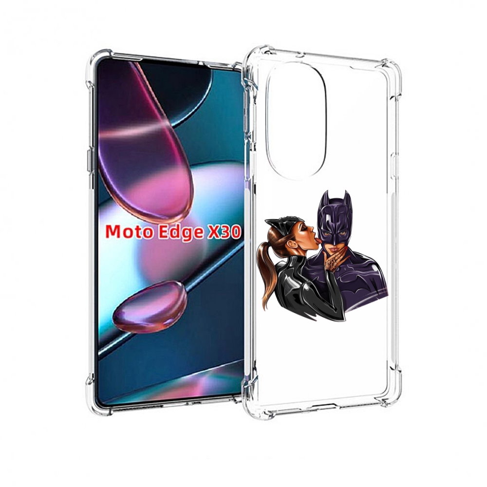 

Чехол MyPads Бэтман для Motorola Moto Edge X30, Прозрачный, Tocco