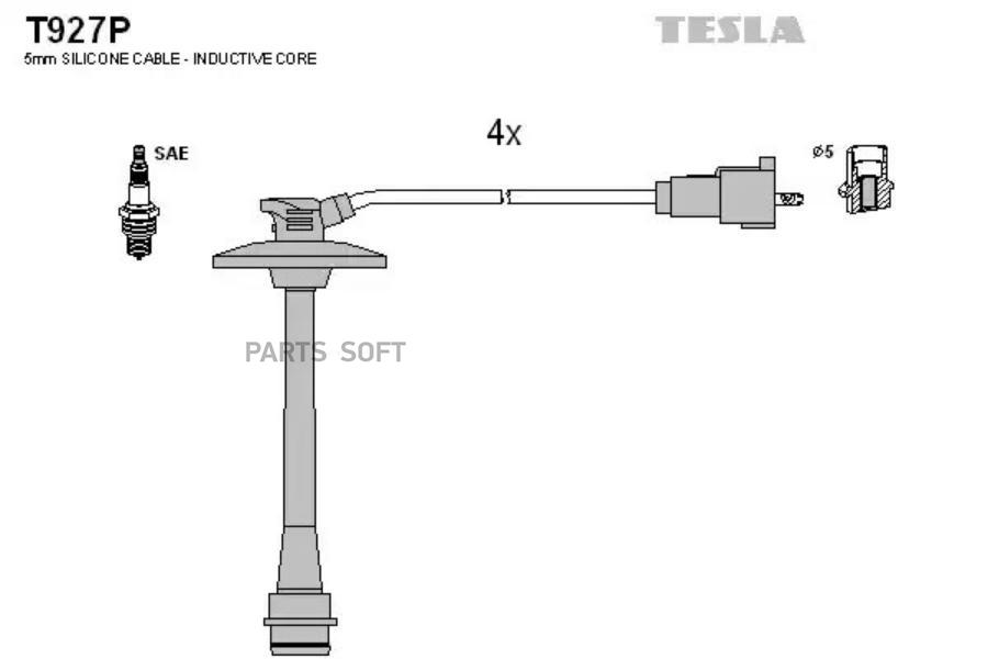 

TESLA Провода высоковольтные TESLA T927P