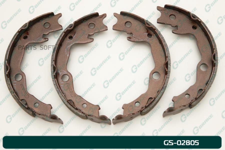 

Тормозные колодки GBRAKE барабанные GS02805