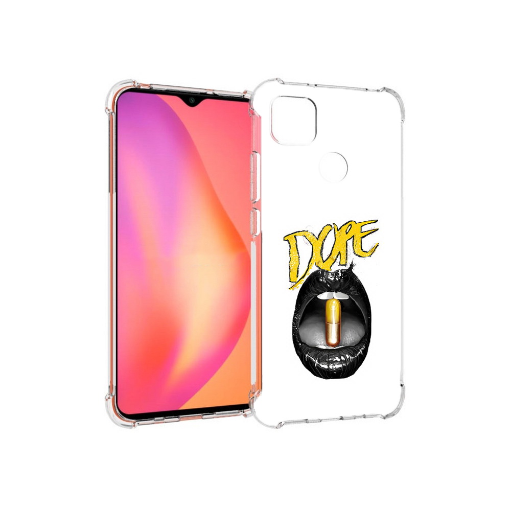 

Чехол MyPads Tocco для Xiaomi Redmi 9C губы (PT152115.265.303), Прозрачный, Tocco