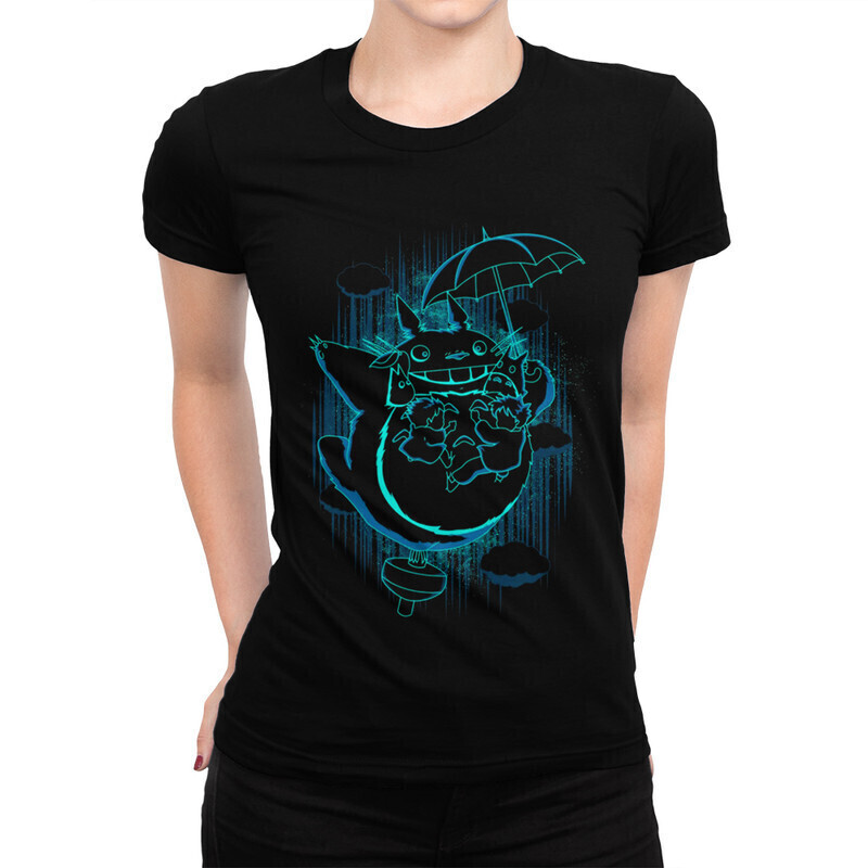 

Футболка женская Dream Shirts Мой сосед Тоторо Женская 10006811 черная 2XL, Мой сосед Тоторо Женская 10006811