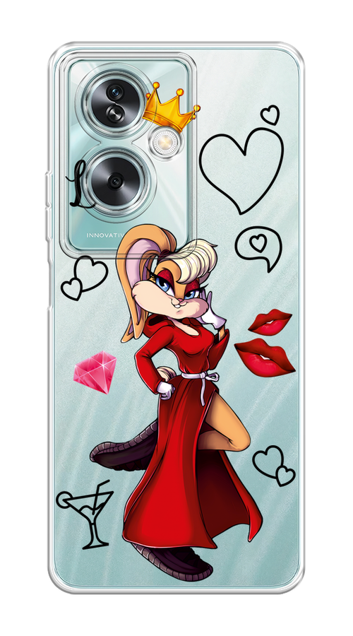 

Чехол на Oppo A79 5G "Rich Lola Bunny", Красный;бежевый;оранжевый, 2515650-1