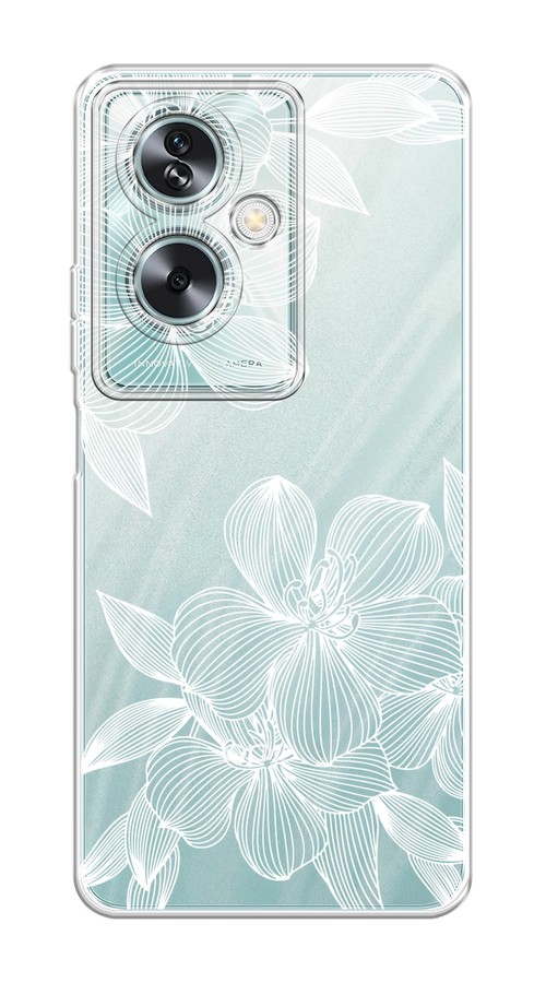 

Чехол на Oppo A79 5G "Крокус", Белый;прозрачный, 2515650-1