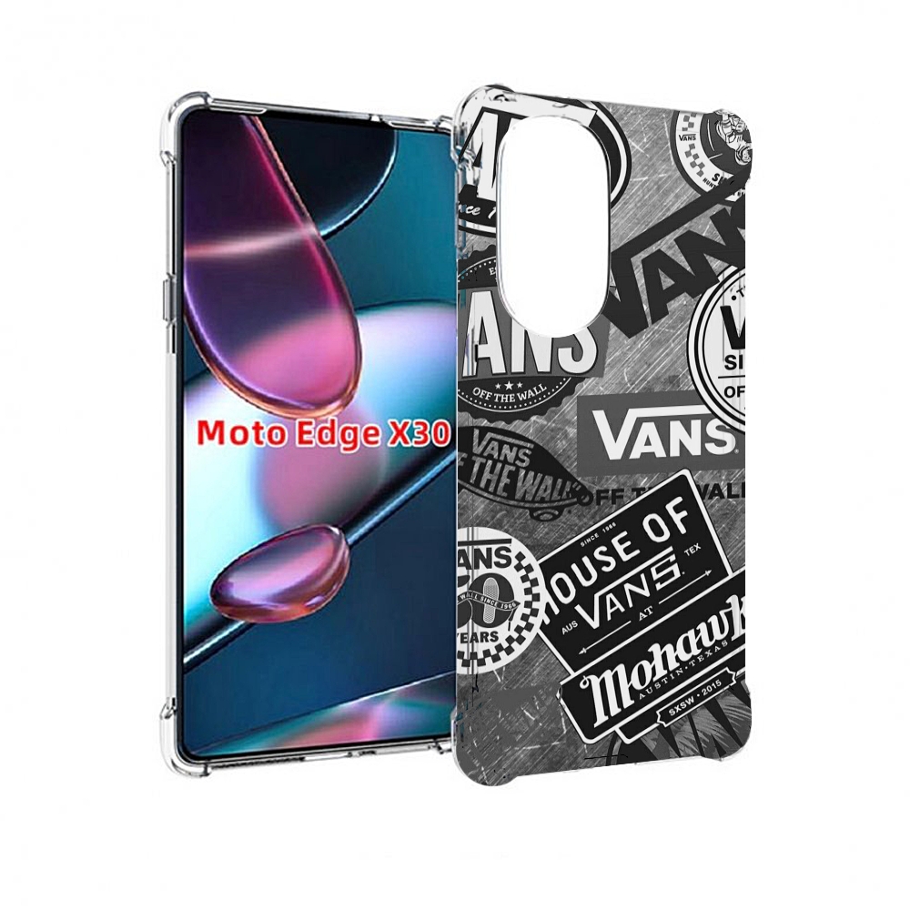

Чехол MyPads Ванс-постер для Motorola Moto Edge X30, Прозрачный, Tocco