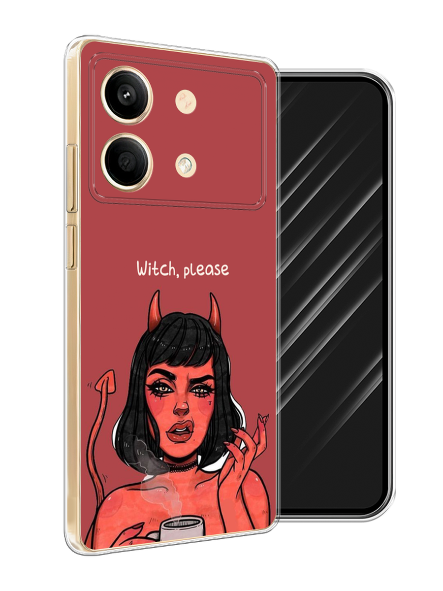 

Чехол Awog на Poco X6 Neo "Evil Girl", Бордовый;черный, 321950-1