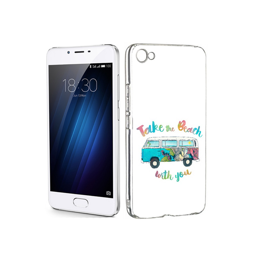 

Чехол MyPads Tocco для Meizu U20 Хиппи автобус (PT50622.85.190), Прозрачный, Tocco
