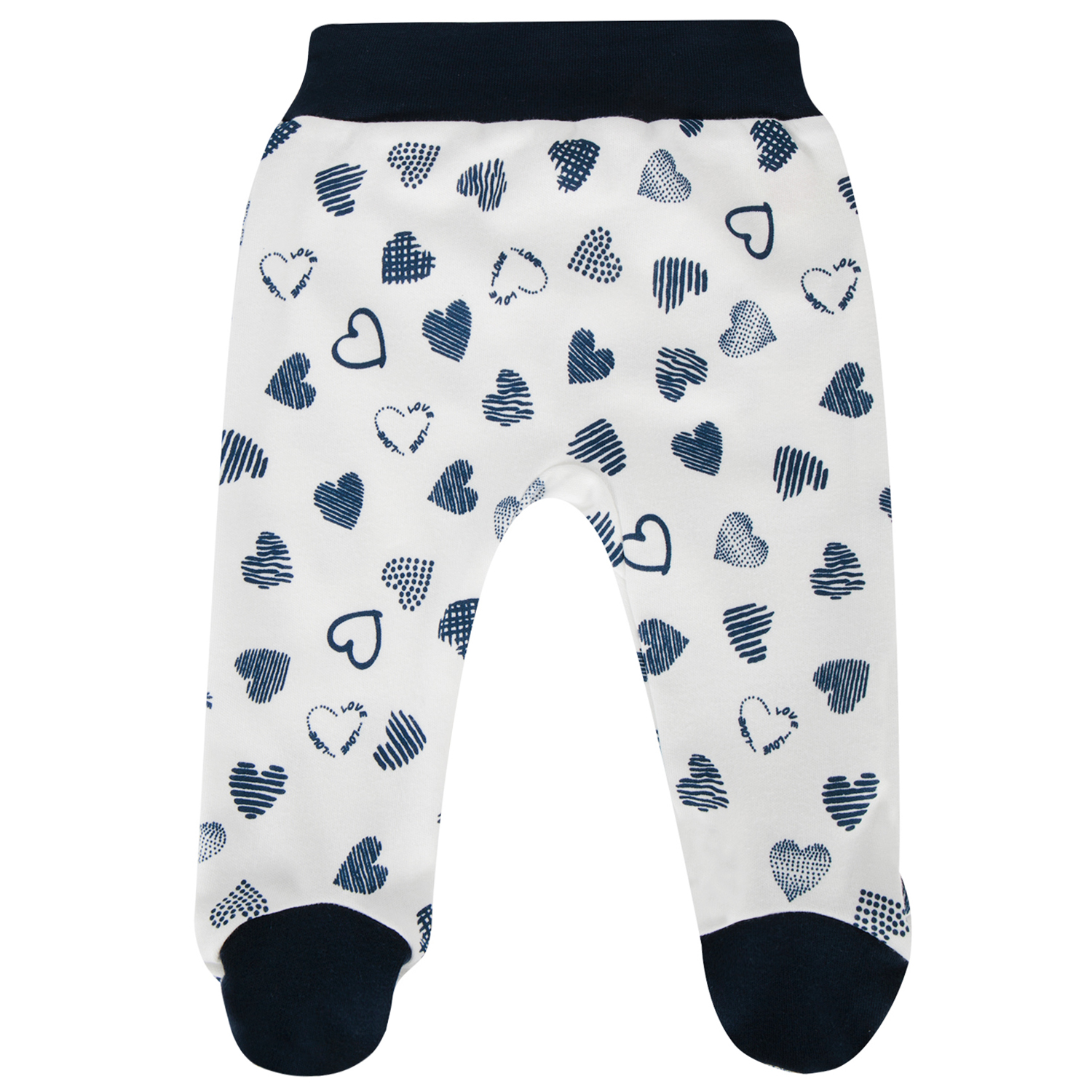 

Ползунки Makoma Sweet hearts белый/синий р.62, GL000811900