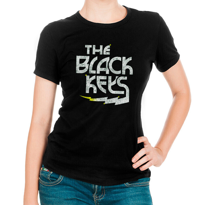 

Футболка женская Dream Shirts The Black Keys Женская 10006891 черная XL, The Black Keys Женская 10006891