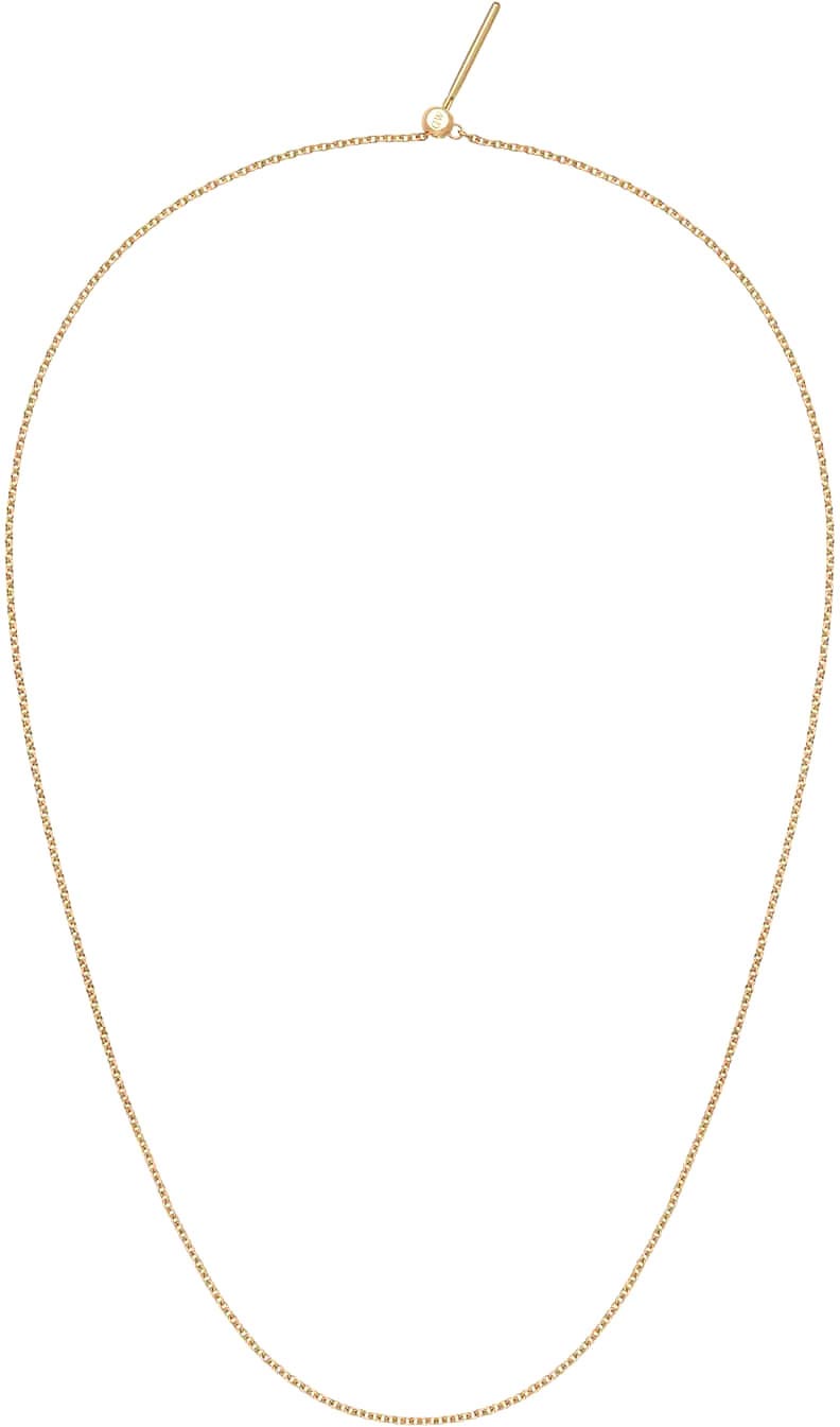 Цепочка из стали 50 см Daniel Wellington Charm-Chain-Necklace-G