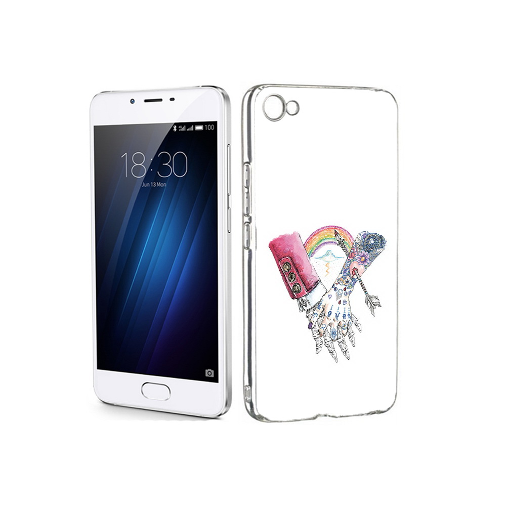 

Чехол MyPads Tocco для Meizu U20 абстракция руки в татуировках (PT50622.85.212), Прозрачный, Tocco