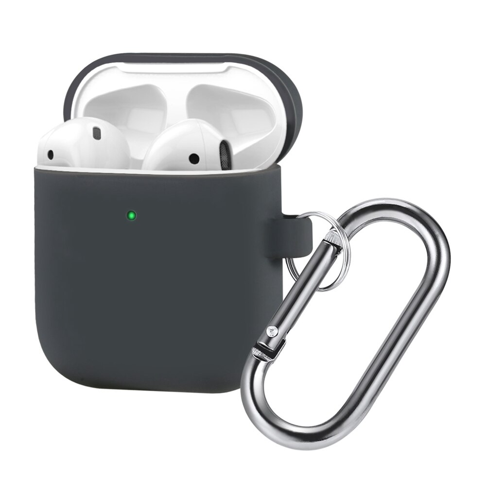 фото Чехол qvatra для airpods 2 grey