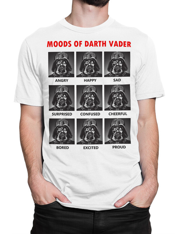 

Футболка мужская Design Heroes Дарт Вейдер и его эмоции 632-vader-2 белая M, Белый, Дарт Вейдер и его эмоции 632-vader-2