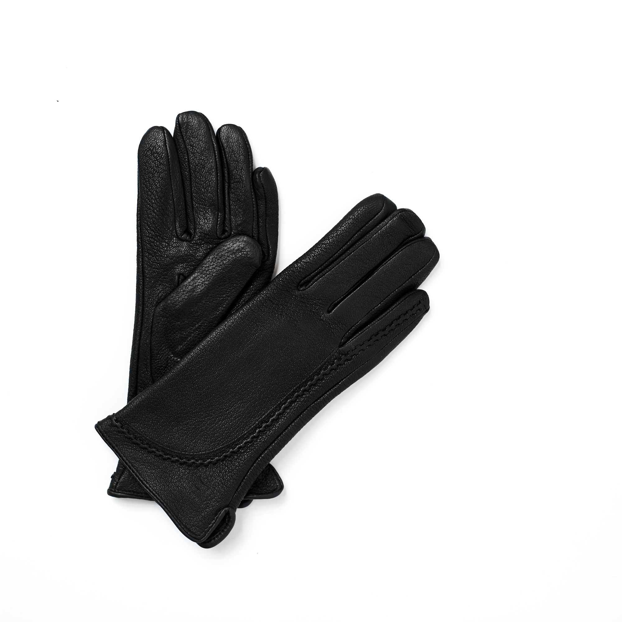 

Перчатки женские Albertini 15KO-2 черные р, Черный, 15KO-2