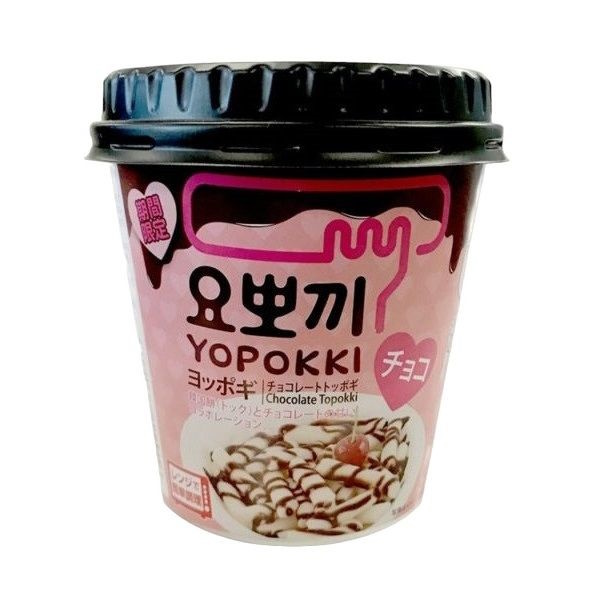 Рисовые клецки Yopokki Chocolate Topokki быстрого приготовления 120 г