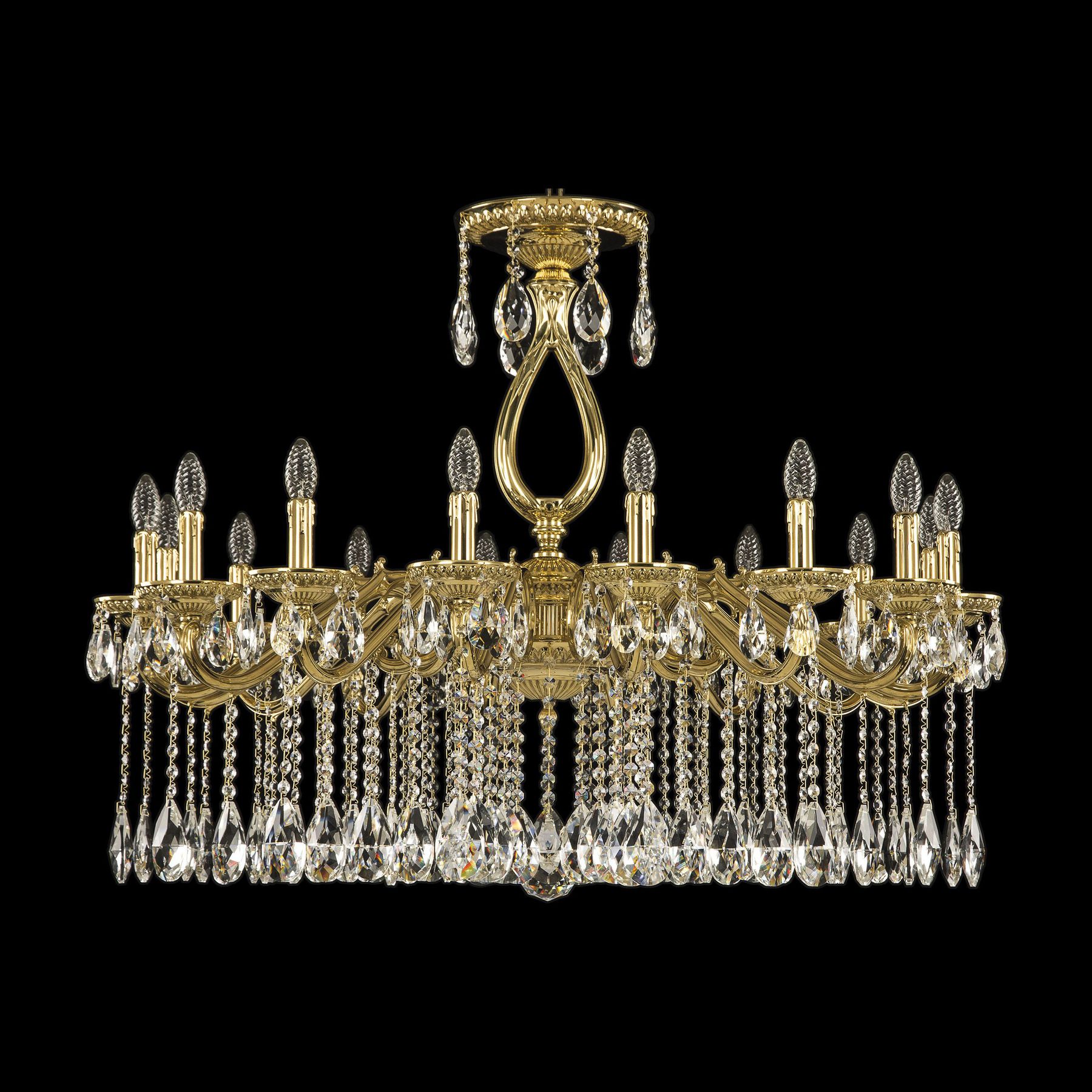 

Хрустальная люстра 75302/16/360 A G Bohemia Ivele Crystal, 75302/16/360 A G
