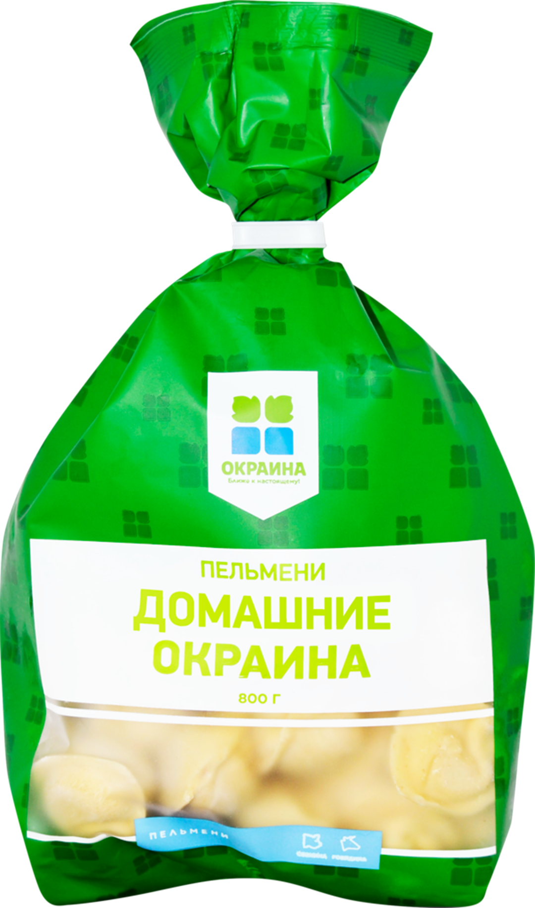 

Пельмени Окраина с говядиной и свининой 800 г