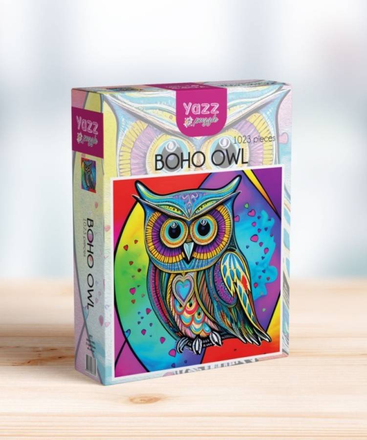 

Пазлы Yazz puzzle 1000 дет, Бохо Сова, AB113