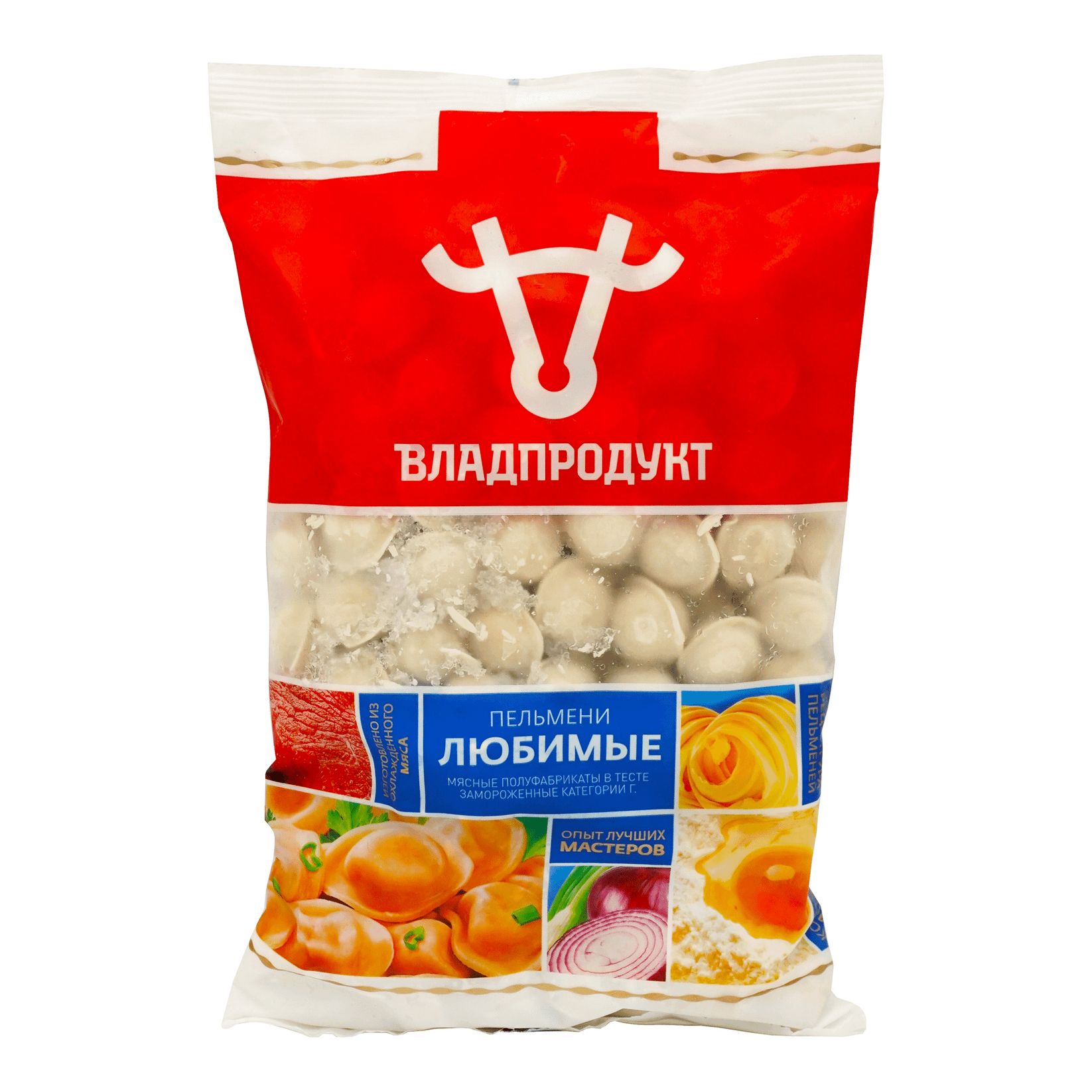 

Пельмени Владпродукт Любимые с курицей говядиной и свининой 900 г