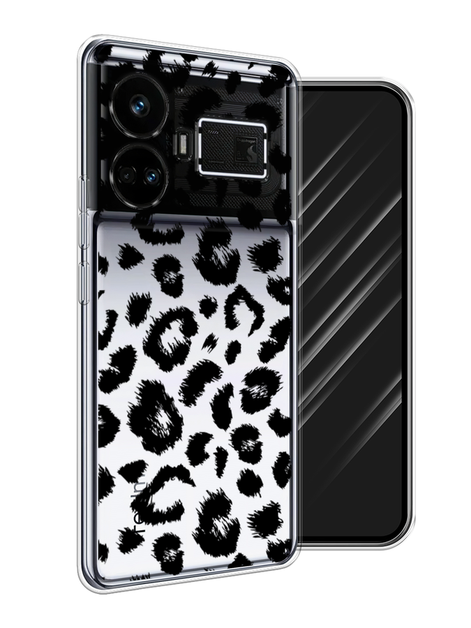 

Чехол Awog на Realme GT5 "Окрас леопарда фон", Черный, 2515050-1