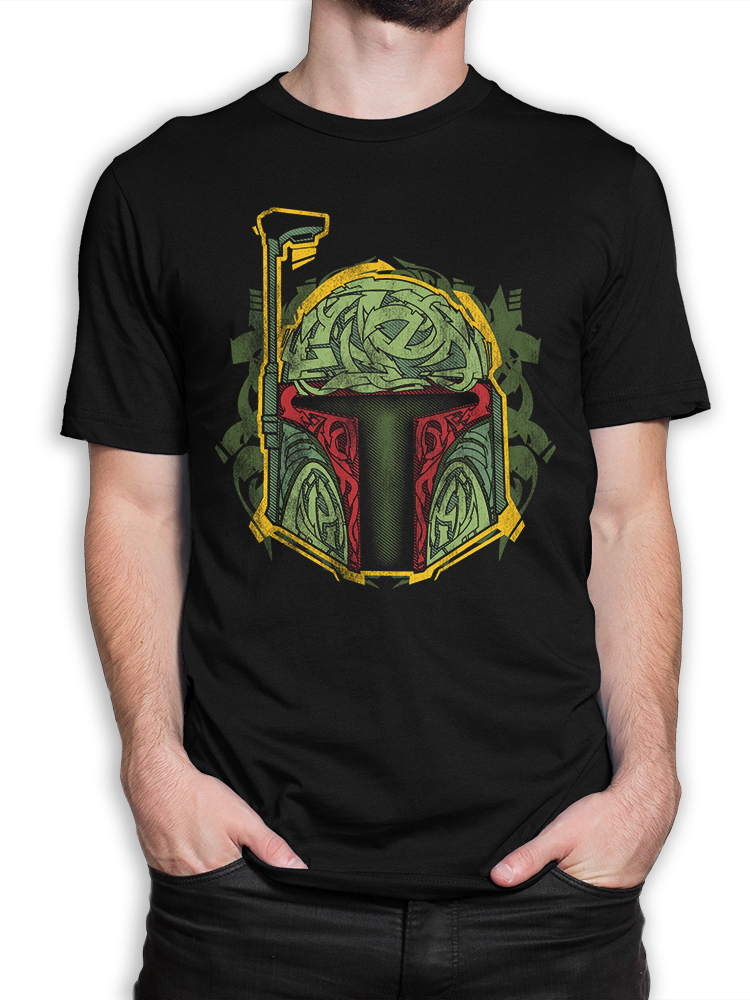 

Футболка мужская Design Heroes Шлем Бобы Фетта 654-fett-2 черная M, Черный, Шлем Бобы Фетта 654-fett-2