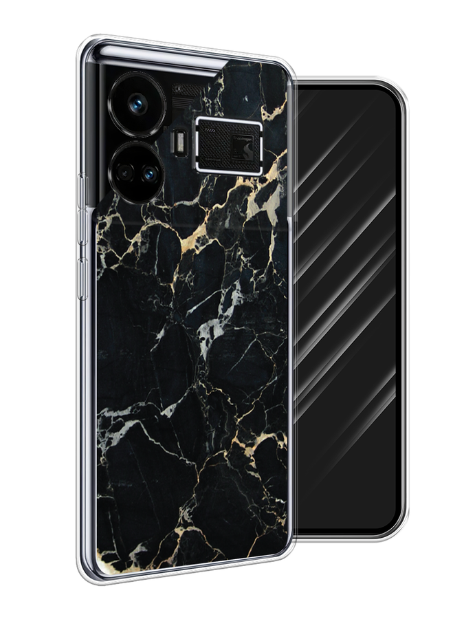 

Чехол Awog на Realme GT5 "Черный мрамор уголок", Черный;золотистый, 2515050-1