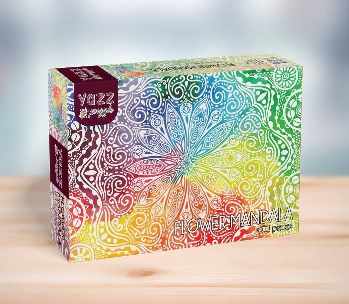 

Пазлы Yazz puzzle 1000 дет, Цветочная Мандала, AK120