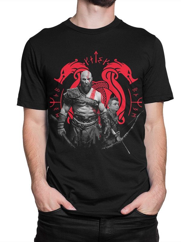 

Футболка мужская Design Heroes God of War - Бог Войны 6573-kratos-2 черная XL, Черный, God of War - Бог Войны 6573-kratos-2