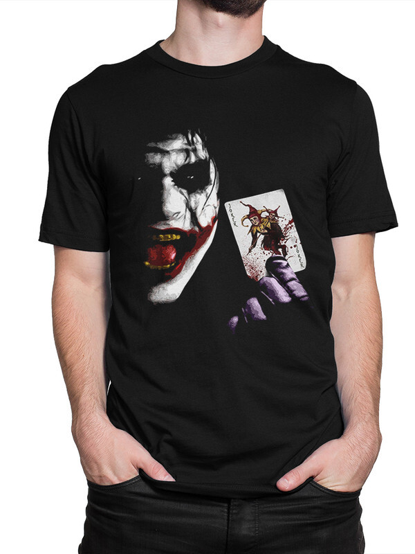 

Футболка мужская Design Heroes Джокер - Темный Рыцарь 657-joker-2 черная L, Черный, Джокер - Темный Рыцарь 657-joker-2