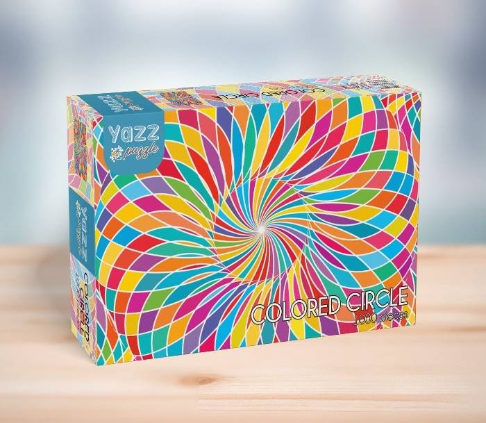 

Пазлы Yazz puzzle 1000 дет, Цветной круг, D121