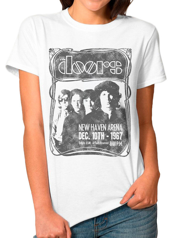 фото Футболка женская dream shirts the doors - джим моррисон белая l