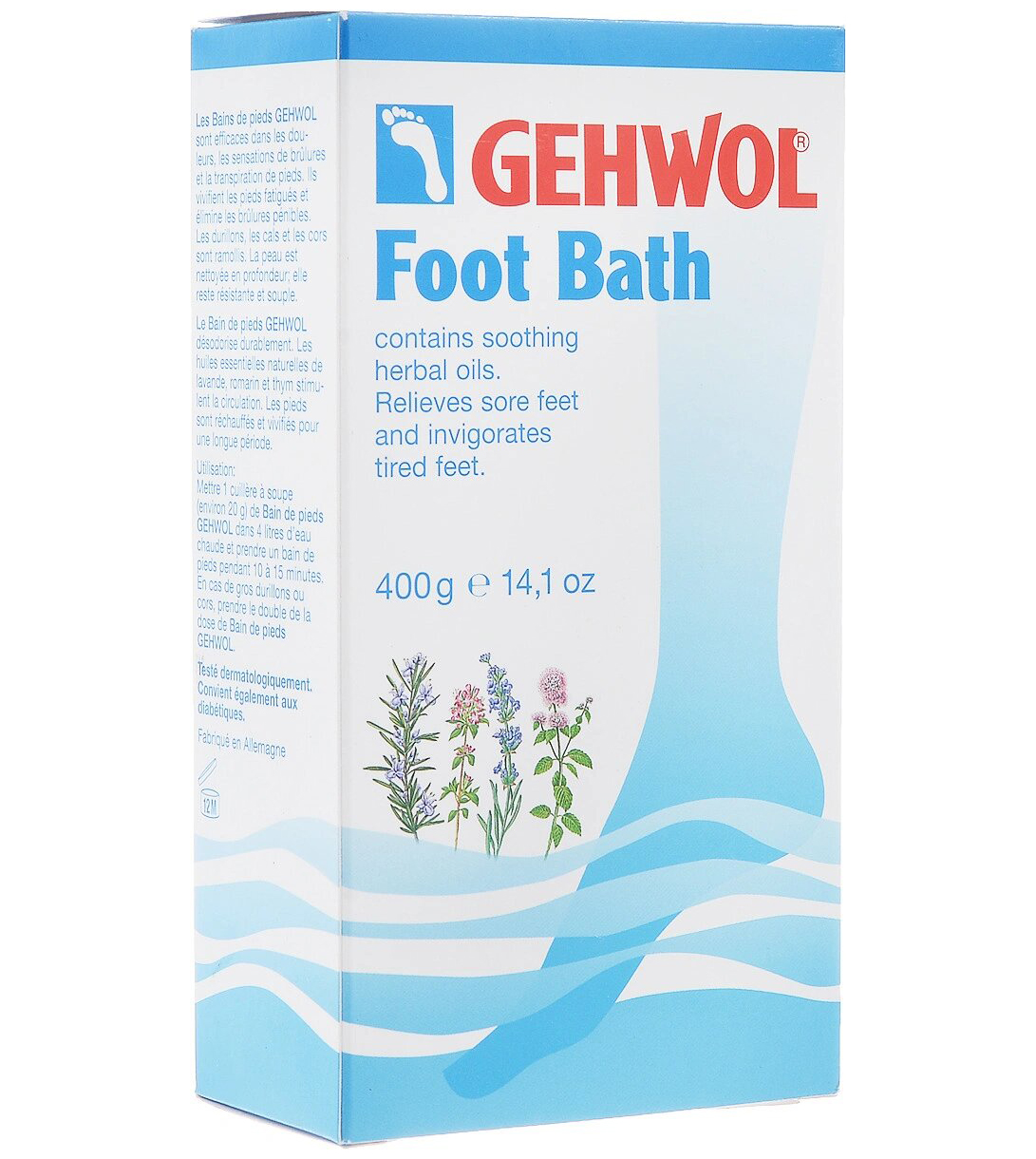 Ванна для ног Gehwol Foot bath 400 г ванна gehwol для ног миндаль и ваниль 200 мл