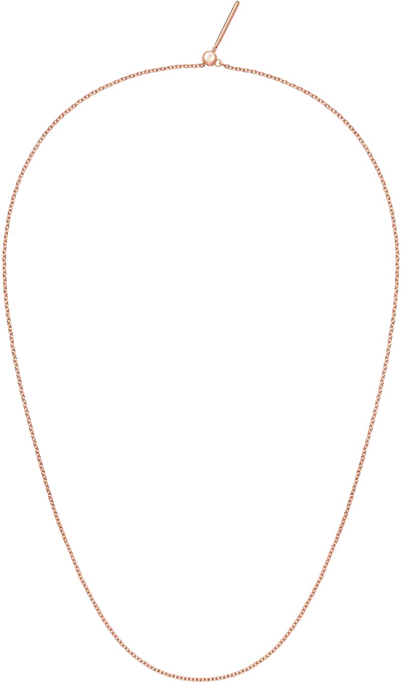 Цепочка из стали 50 см Daniel Wellington Charm-Chain-Necklace-RG