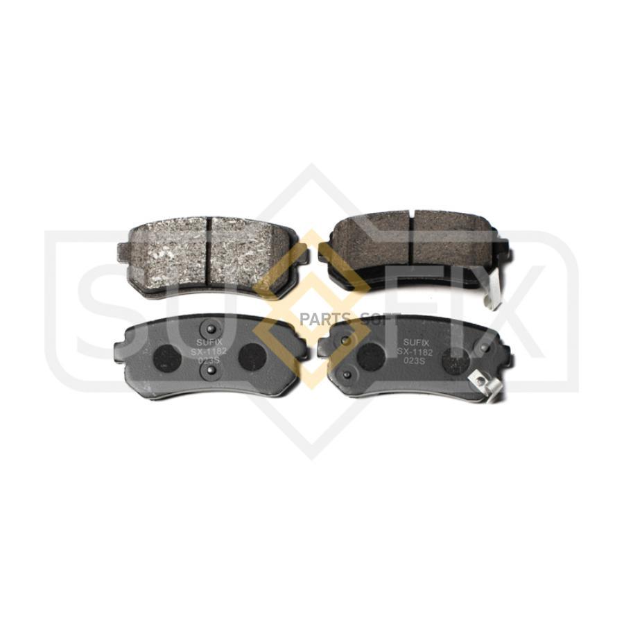

Тормозные колодки Sufix задние правые/левые дисковые SX1182