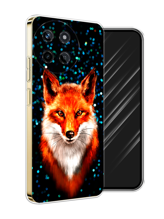 

Чехол Awog на Realme 11 4G "Волшебная лиса", Оранжевый;черный;белый, 2515150-1