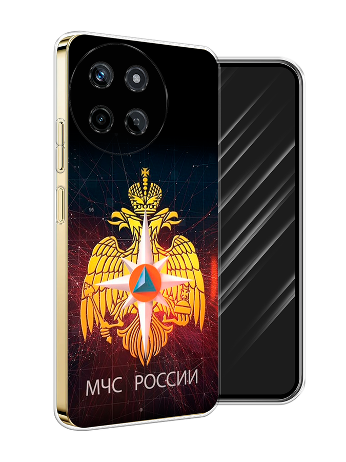 

Чехол Awog на Realme 11 4G "МЧС России", Черный;желтый;красный, 2515150-1